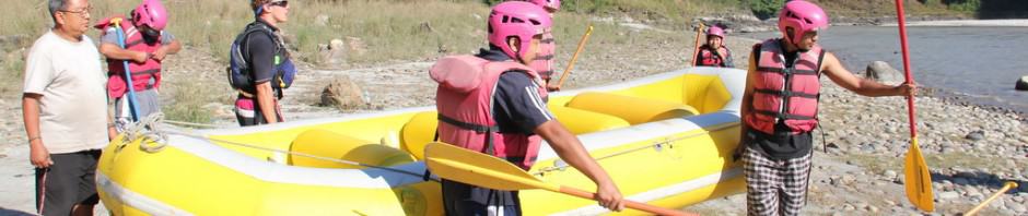 Near drowning in the Trisuli River