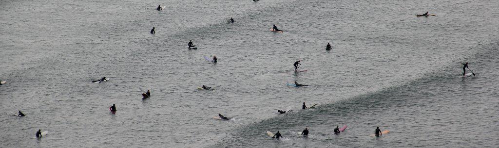 Surfing at Saunton