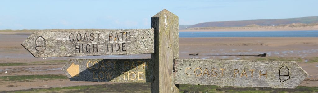 High Tide, Low Tide sign