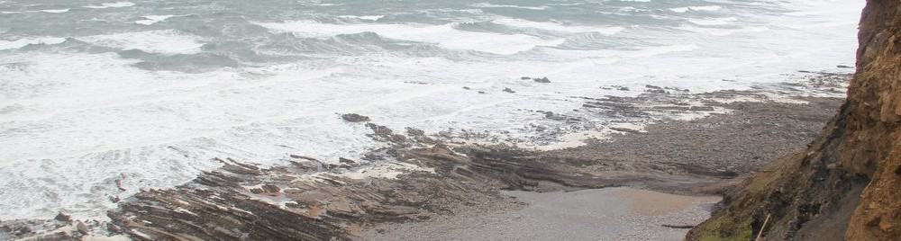 Cracking onto Crackington Haven only 495 miles to go.