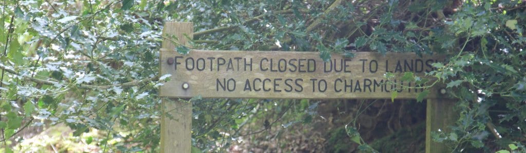 Footpath Closed