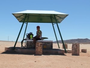 Every 10km a picnic shade